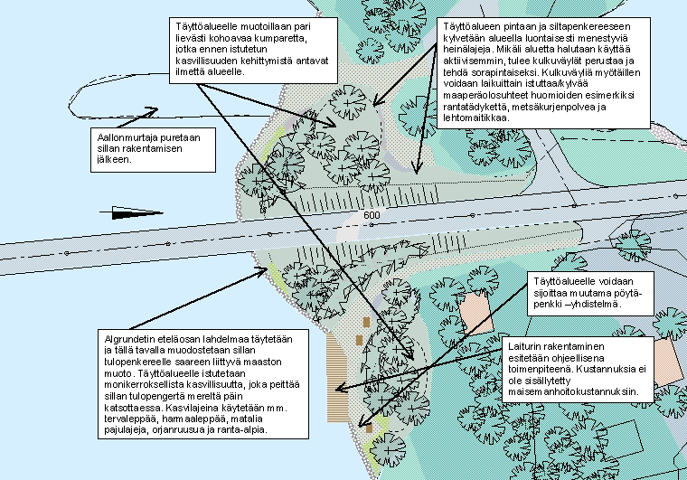 Ymp&auml;rist&ouml;nhoidon yleiskartta, Algrundetin puoli