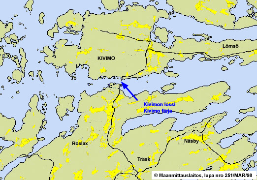 Kivomon sijaintikartta